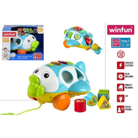 Arrastre avión musical winfun (40938)