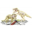 Arqueojugando T-Rex y Triceratops clementoni (55054)