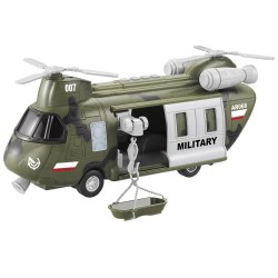 Helicóptero sonidos 1:16 Green josbertoys (778)