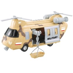 Helicóptero sonidos 1:16 Brown josbertoys (779)