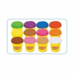 Set plastilina 12 botes josbertoys (808)