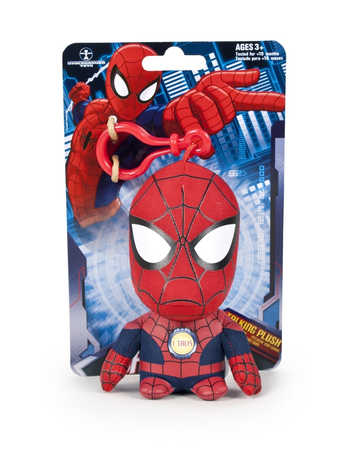 Peluche/llavero Marvel 11cm sonidos - Spiderman