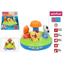 Carrusel animales luces y sonido winfun (46313)