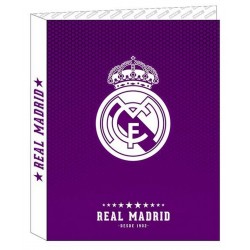Carpeta folio 4 anillas Real Madrid (safta)
