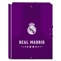 Carpeta folio 3 solapas Real Madrid (safta)